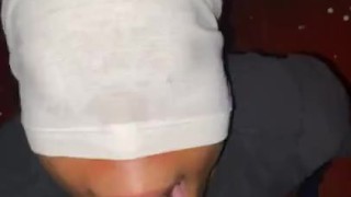 Dick Deep in Ebony Throat **POV**