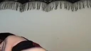 Hot Goth Latina twerking