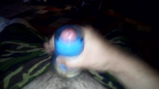 Pocket rocket cumshot