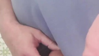 Straight Horny guy jerking uncut cock with Cum shot