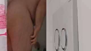 Spy him on morning Shower