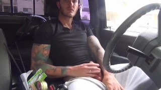Christian Wilde public truck jerk
