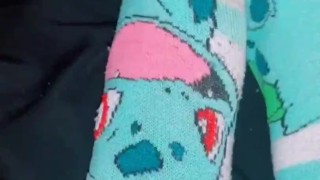 Cute Teen in Pokemon Socks