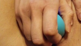 Masturbating while hubby makes dinner. Shhhhh