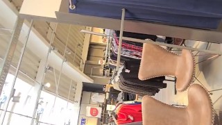 Masturbating in the changin room and hall | very risky