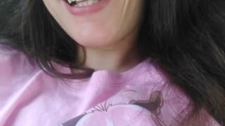 Public Car ROLEPLAY! See my Panties? Are you going to Tell a Security Guard I'm Naughty?