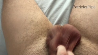 Playing with my hairy testicles