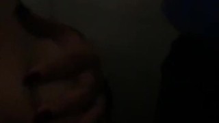 Random Slutty Latina gives sloppy blowjob in Storage Unit 