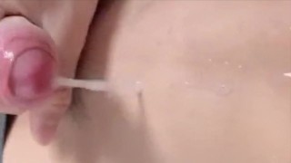 パイパン包茎オナニー 無毛 射精【Japanese Boy Handjob】