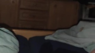 Girlfriend is finishing me and get cum on her nails (She hates cum)