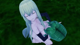 FUTA DanMachi Ais Wallenstein X Riveria Ljos Alf (3D HENTAI)