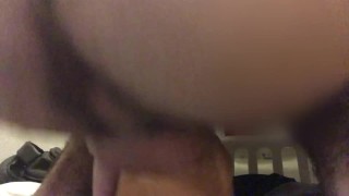 Fucking my toy with cumlube big balls