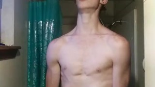 Jerking twink