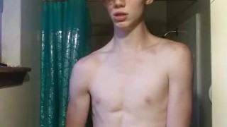 Jerking twink
