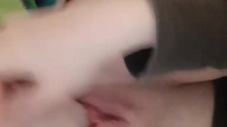 Quick cum with toys