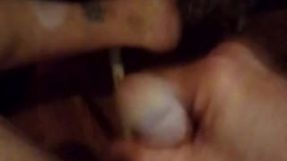 Huge cum in the kitchen