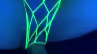 Neon wet Milf pussy