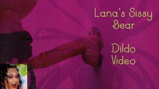 Lanas Sissy Bear Sucks his Butt Dildo Ewww Yucky