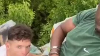 Twink Sucks BBC Outside In The Open