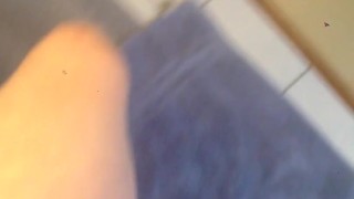 Stroking my hard cock and cumming for you 