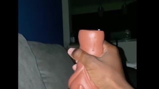Breaking pocket pussy with rock hard dick + Cum Shot