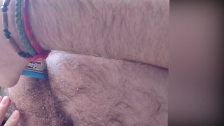 Hairy 18 yo slut boy en tries anal for the first time