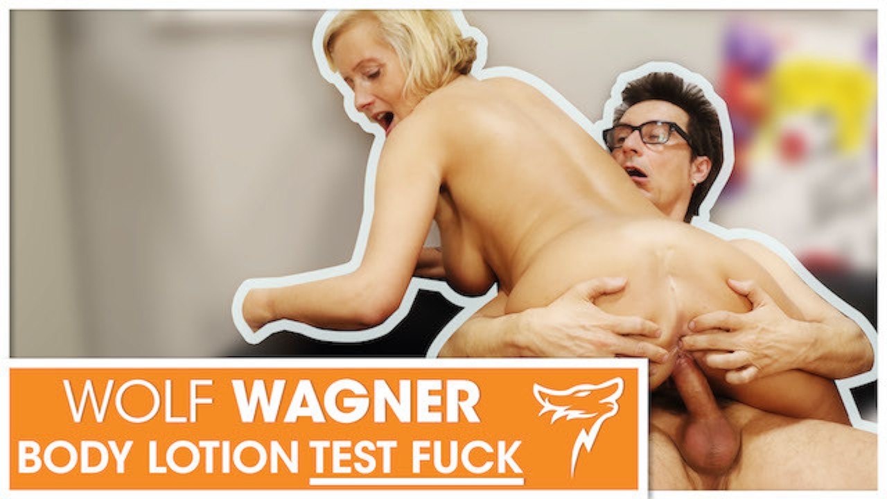 Image for porn video Big-titted Leni gets fucked during a body lotion test! WOLF WAGNER at YouPorn