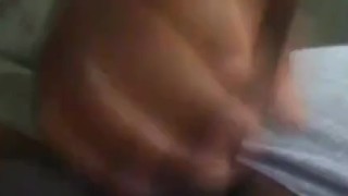 Alone time stroking my day black dick