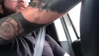 Work van jerk off
