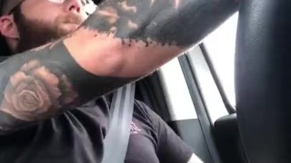 Work van jerk off