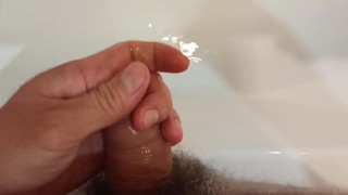 I pee in the sink and on my fingers ... I dream of peeing in my wife's mouth ...