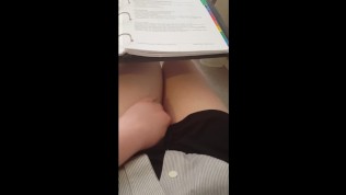Saras Adventures 5.1 - Studying Once Again With Full Bladder and Damp Panties 