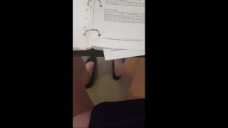 Saras Adventures 5.2 - Studying with full bladder lead to piss all over the carpet