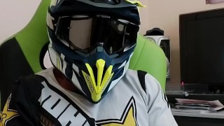 Wank Jerk off Cum in Mx Motocross Gear