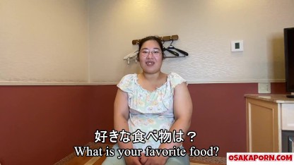 日本胖子展现出胖乎乎的身材和大屁股。亚洲人谈论性经历。大美女渚 1 大阪色情