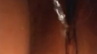 Close up peeing 
