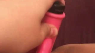 Mew masturbating with toy