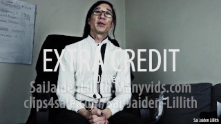 Schoolteacher Extra Credit - JOI Penis - Teaser - SaiJaidenLillith