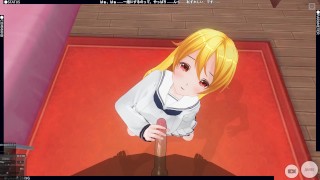 3D HENTAI POV Schoolgirl invited me to her home so I can fuck her