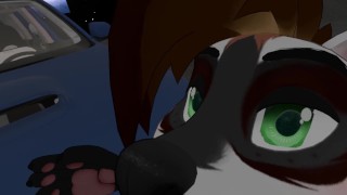 Furry Sex on the Car Bonnet