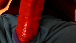 Hot guy moaning and groaning while jerking off with dirty talk