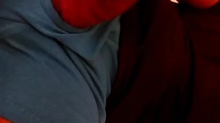 Sexy guy moaning and jerking off with dirty talk