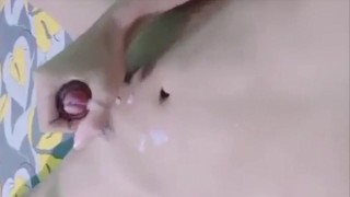 包茎オナニー 射精【Japanese Boy Handjob】 masturbation and orgasm Cumshot