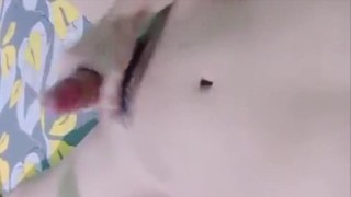 包茎オナニー 射精【Japanese Boy Handjob】 masturbation and orgasm Cumshot