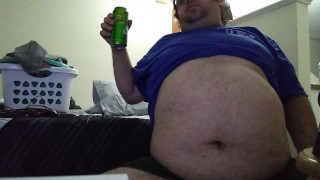 Chugging a 2nd beer after dinner