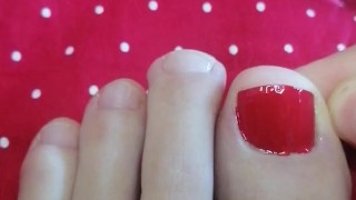 Come é sexy questo smalto rosso!