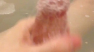 Big soapy cock (getting clean)