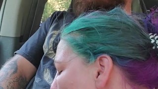 Sukie Rae can't resist my cock in her mouth while camping