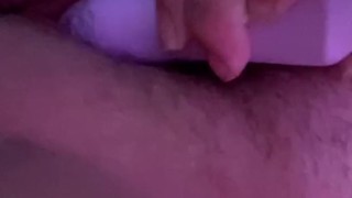 Teen girl uses vibrator till parents walk in 