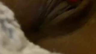 SPITTING ON MY PUSSY AND CUMMING 